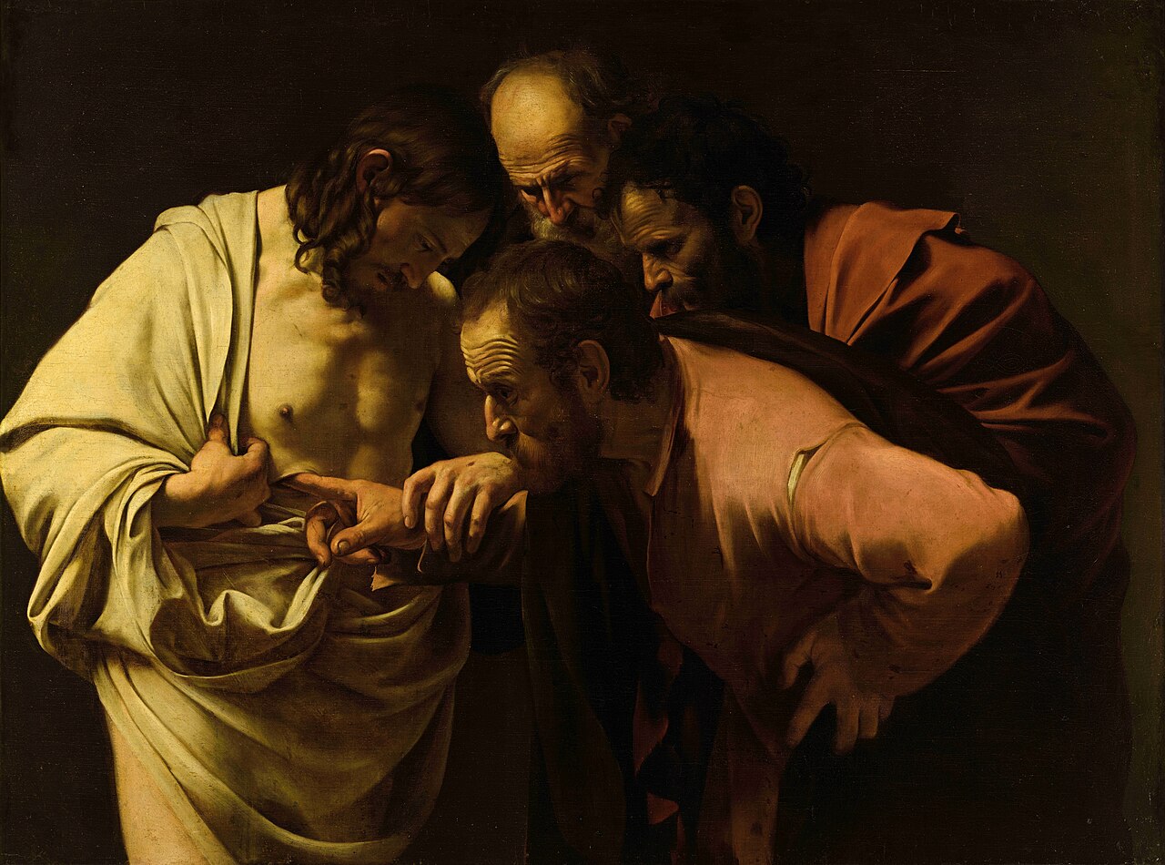 Caravaggio, Incredulity of St. Thomas (c. 1602)